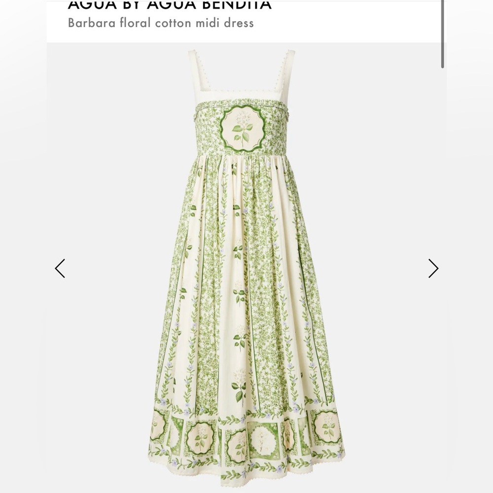 Aqua Sage and Ivory Patterned Maxi Dress